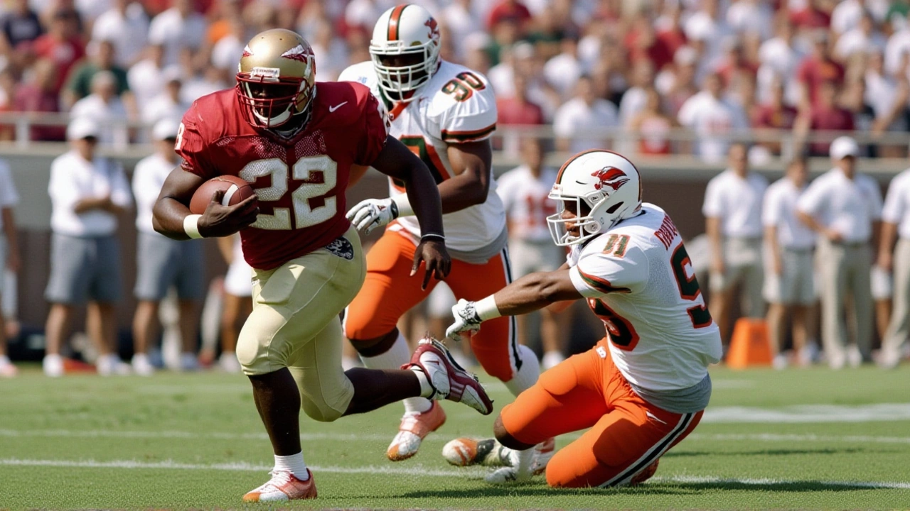 Carson Beck’s Four TDs Propel Miami Hurricanes Past FSU 28-22